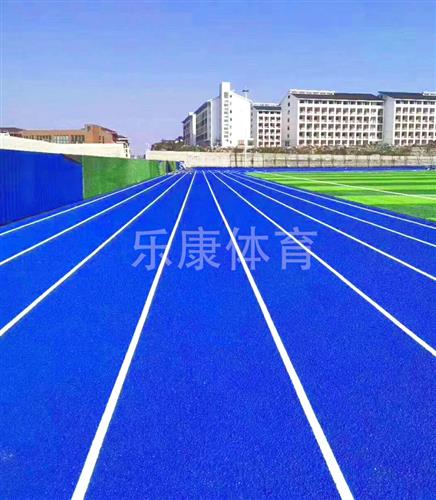 贵州松桃县沙坝中学13mm全塑型塑胶跑道